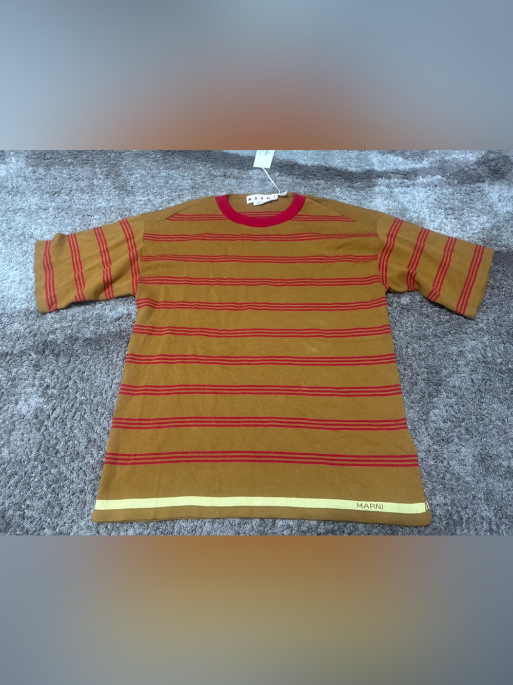 Marni Tan Seaside Stripe T-shirt
by Marni